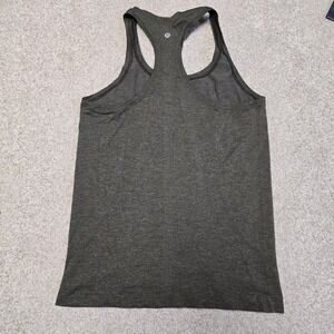 Lululemon Swiftly Tech Running Tank Top Shirt Sz 10 Army Green Women's Excellent